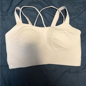 Lululemon Ribbed Longline Like a Cloud Bra D/DD Faint Lavender